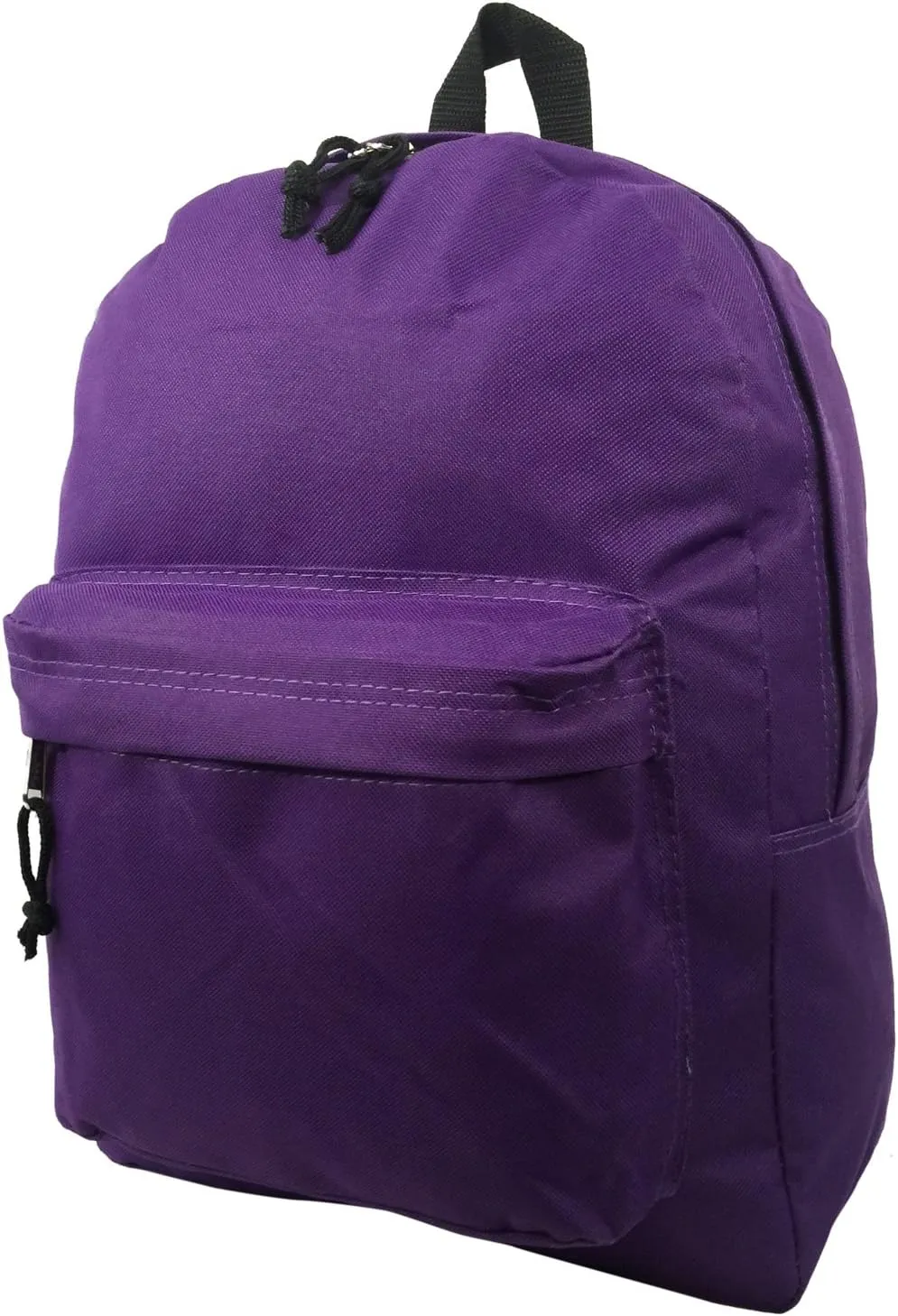 K-Cliffs 16inch Simple/Basic Backpack Book bag Purple