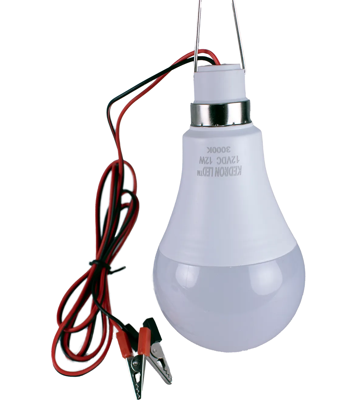 Kedron 12V 12W Hanging Camp Light With Alligator Clips