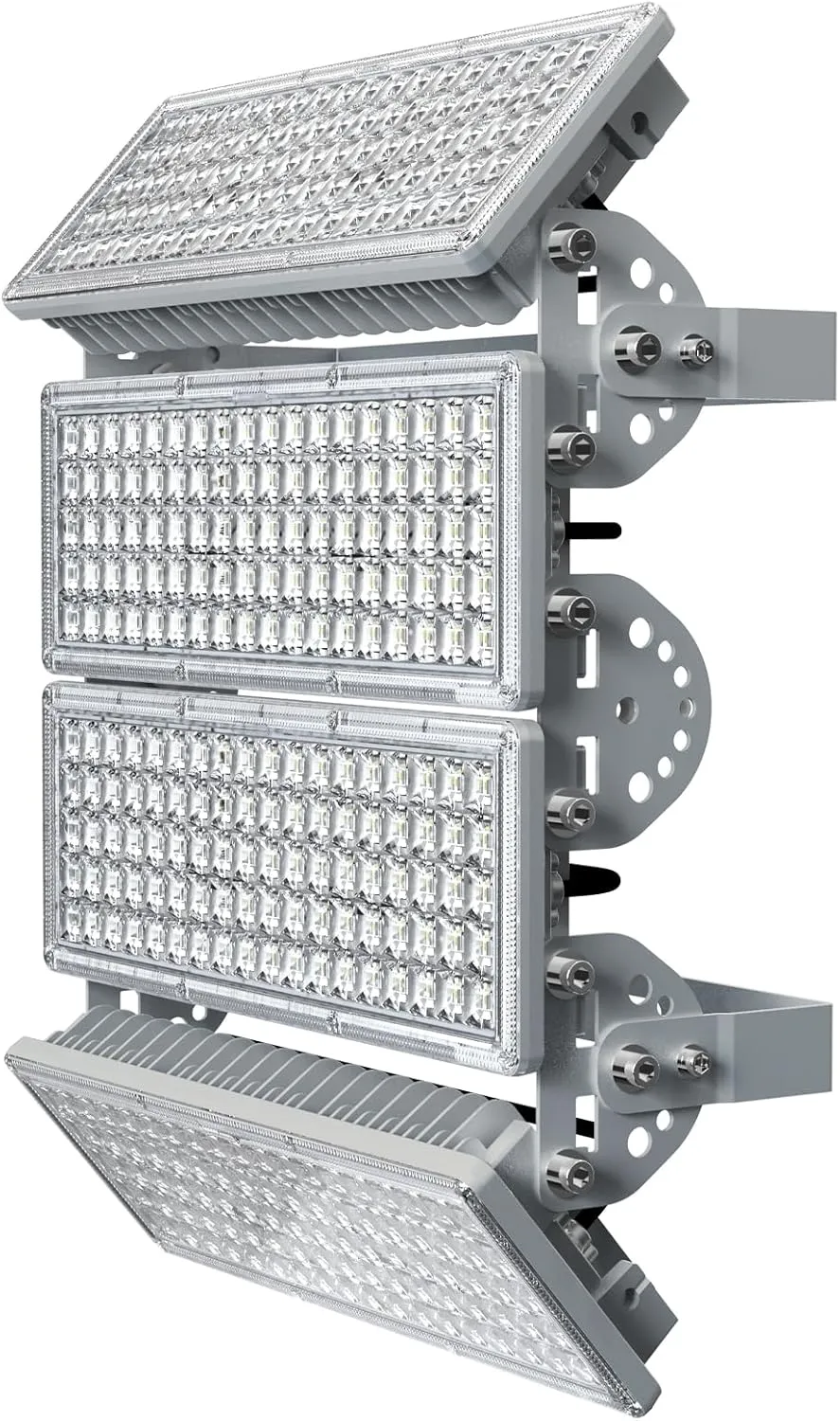 Kekeou Stadium Lights Outdoor LED Flood Light 56000LM 6500K 400W Arena Field Lights IP67 Waterproof Parking Lot Light Adjustable Lighting Angle for Court