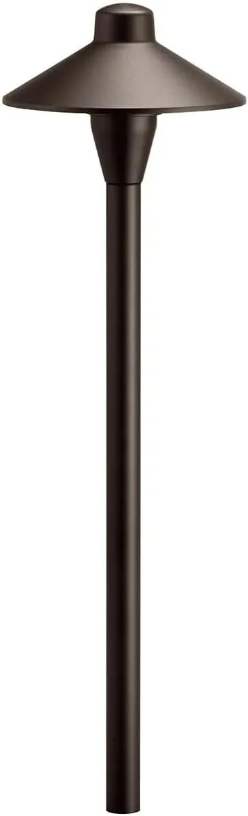 Kichler 12V 6.75" Path Light Textured Architectural Bronze, 21.00x6.75x6.75