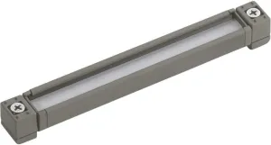 KICHLER Landscape LED 0.9 Watt 3000K Hardscape Light in a Gray Finish for use with Stonework and Other hardscaping Products, 16101GRY30