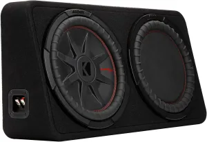 Kicker 48TCWRT122 CompRT 12" subwoofer in Thin Profile Enclosure, 2ohm