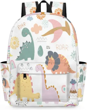 Kids Dinosaur Backpack Cartoon Lightweight Waterproof Preschool Kindergarten Backpack for Girls