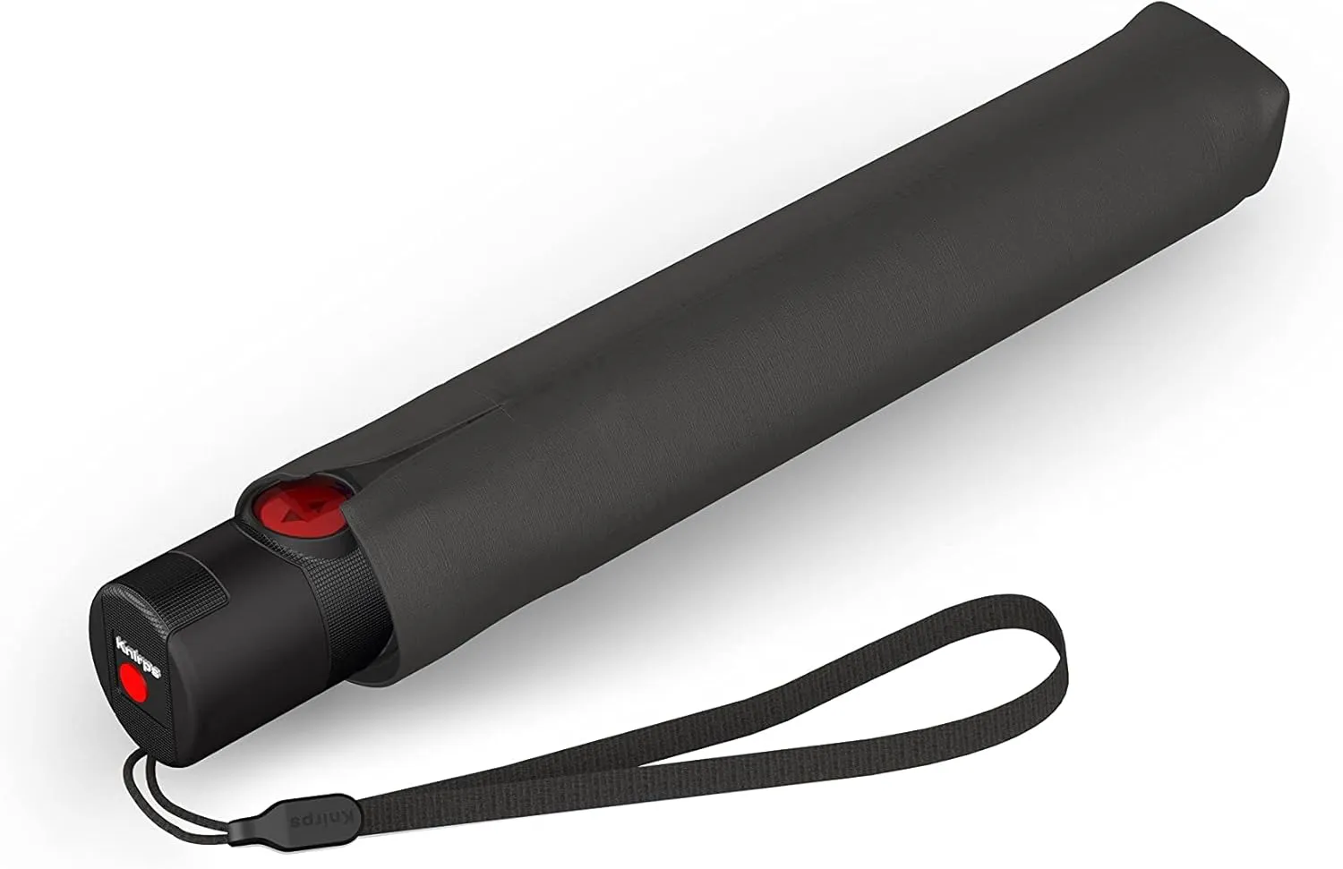 Knirps U.200 Ultra Light Duomatic Automatic Open Rain Umbrella - Compact Windproof Travel Umbrella for Adults - 97cm Diameter Retractable With Carrying Case