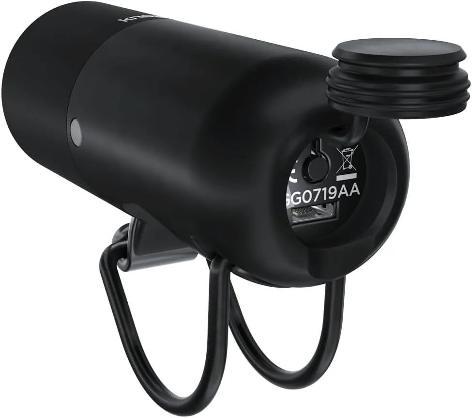 Knog Plug Bike Light - Side Visibility, USB Rechargeable, Headlight/Taillight