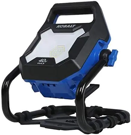 Kobalt 40-Volt 40v Hybrid Plug-in 2000-Lumen LED Rechargeable Portable Work Light (No Battery/Charger, Tool Only)