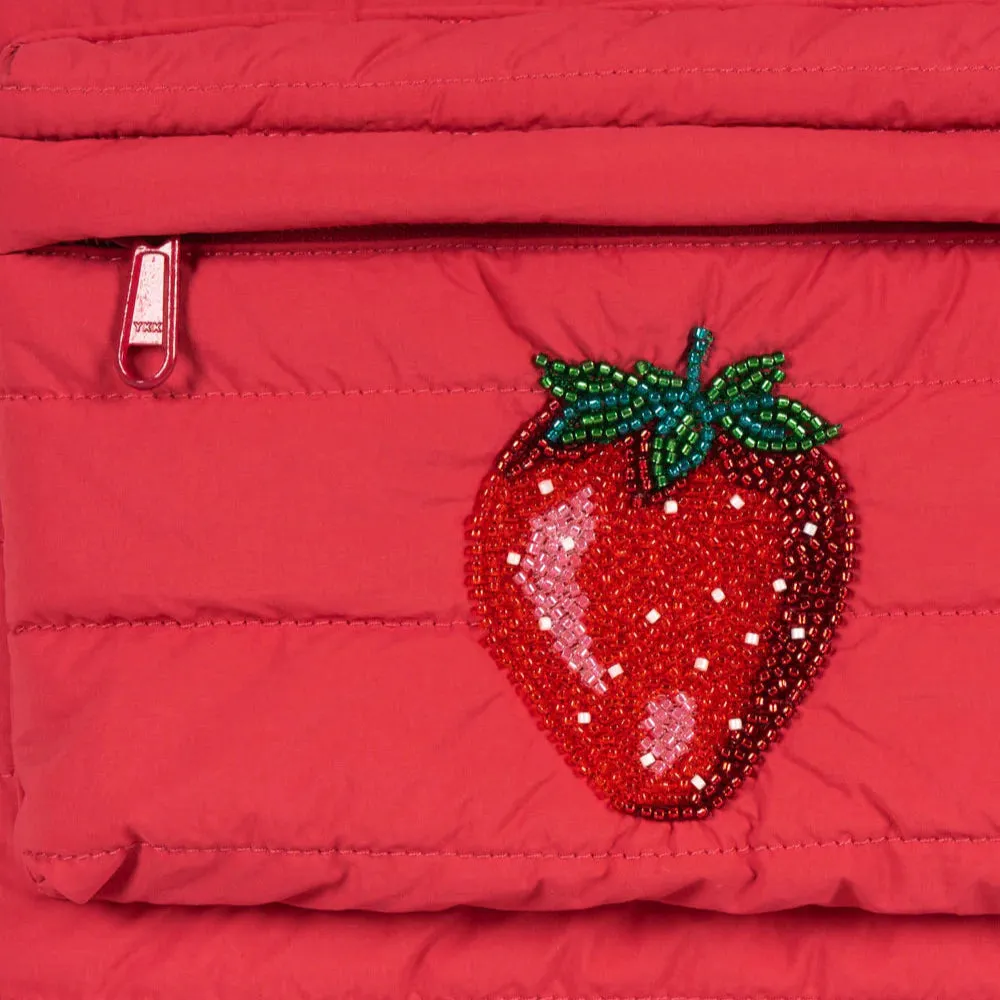KONGES SLOJD JUNO SPARKLE BACKPACK: RASPBERRY WINE