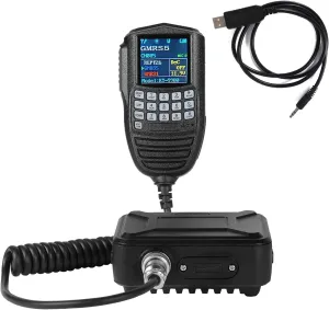 KT-9900 GMRS Mobile Radio 20W Compact Two-Way Radio with Integrated Control Microphone Tri-Watch,Scanning Repeater Compatible,NOAA for Car Vehicle,Off-Road,Caravanning