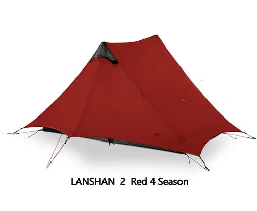 lanshan Coating Nylon Wholesale pricing Oudoor Tent People GEAR Excellent 1-2 Professional Camping Ultralight UL Tent Silicon 3F Rodless 15D