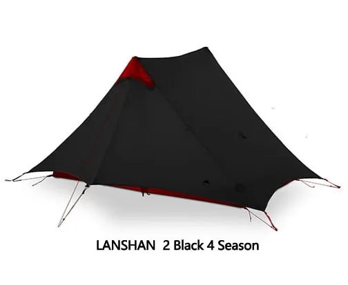 lanshan Coating Nylon Wholesale pricing Oudoor Tent People GEAR Excellent 1-2 Professional Camping Ultralight UL Tent Silicon 3F Rodless 15D