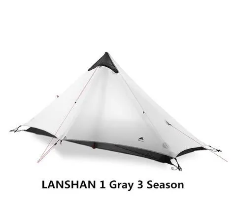 lanshan Coating Nylon Wholesale pricing Oudoor Tent People GEAR Excellent 1-2 Professional Camping Ultralight UL Tent Silicon 3F Rodless 15D