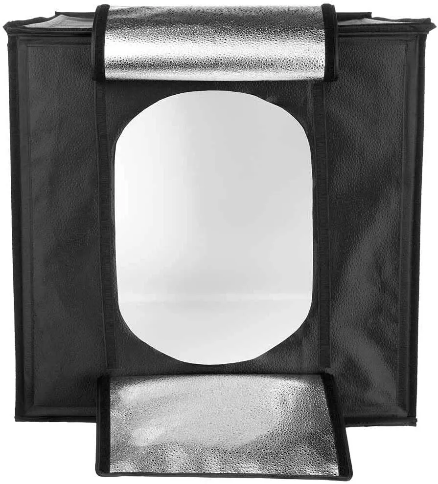 LARGE 80cm Photography Studio Portable LED Light Tent Photo Box   Backdrops