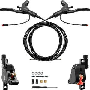 LD-210S Hydraulic Disc Brakes Set，2-PIN/Power-Off Hydraulic Brake kit for Electric Scooter/E-Scooter