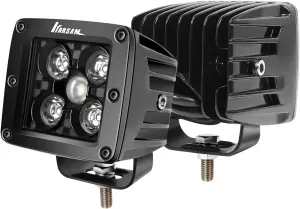 LED Cube Lights 2PCS, KARSAM 3Inch 50W White LED Cube Pods Light Bar Waterproof Fog Lamp Spot Beam LED Driving Square Work Light with Adjustable Bracket for Truck Pickup Tractor Motorcycle SUV ATV UTV