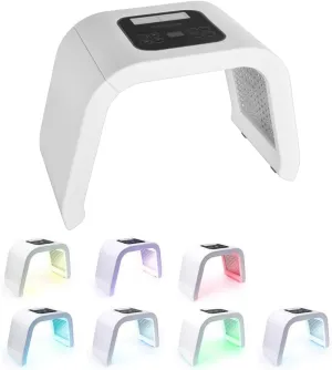 LED Face Lamp, 7 Color LED Facial Light, LED Face Mask Skin Light
