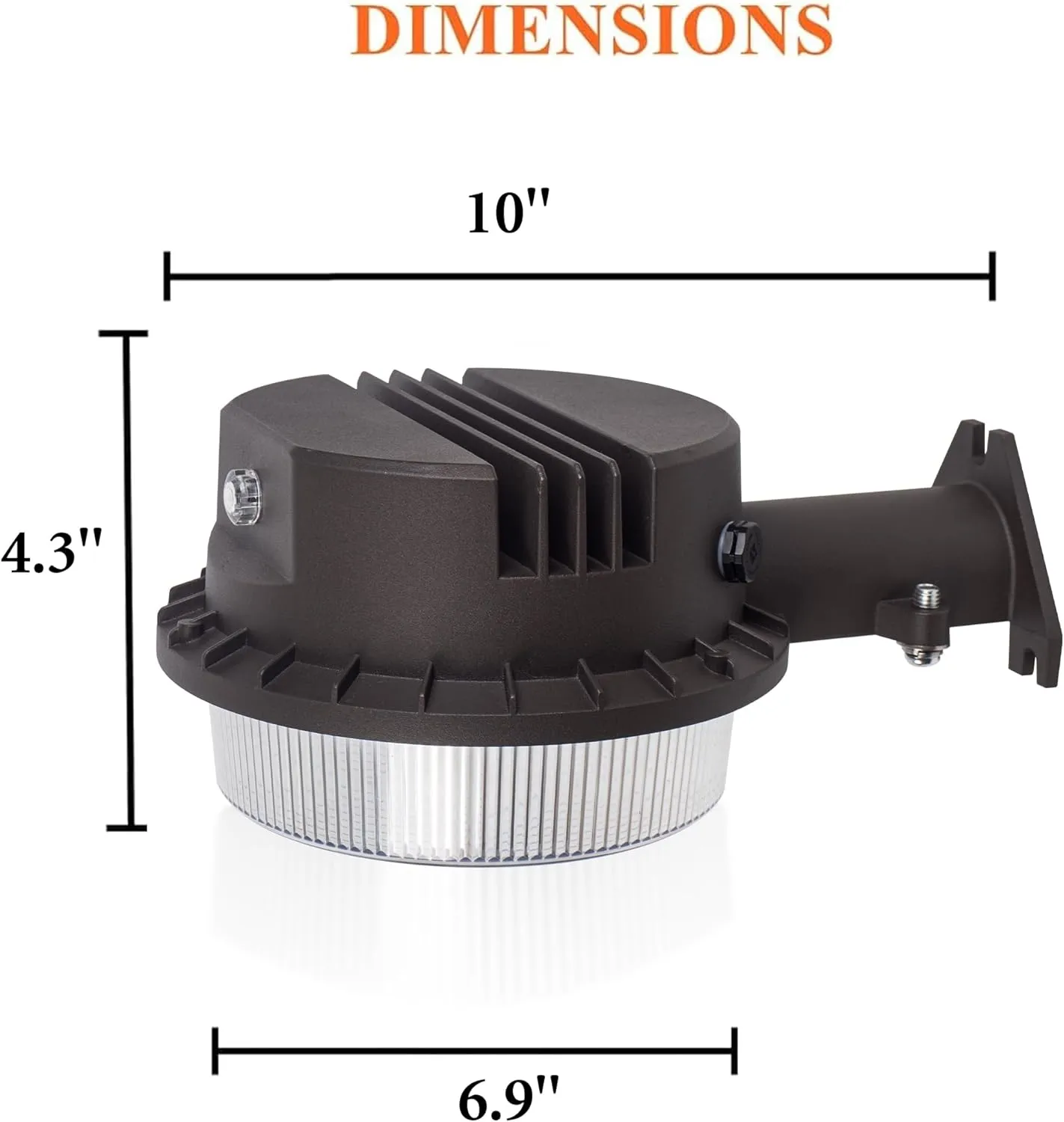 LED Security Area Light 55 Watts - Barn Light Dusk to Dawn with Photocell - Bright Yard Light 7500 Lumens, 5000K (55W Barn Light)
