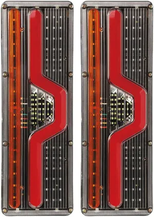 LED Trailer Light, LED Reverse Light, Trailer Light, Rear Tail Light, Suitable for Most 24V Vehicles Trucks, Trailers, Semi-Trailers, Travel Trailers, Dump Trucks, 41 * 14cm/16 * 5.5in