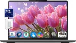 Lenovo Yoga 7i 2-in-1 14" Touch WUXGA IPS Business Slim Laptop, Ultra 7 155U (Beats i7-1335U), Backlit KYB, FP Reader, Thunderbolt 4, TÜV, Win11, w/AI Copilot & 128GB Potable SSD (16GB RAM|1TB SSD)