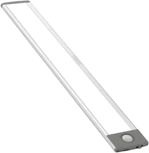 LEPOTEC 30 LED Under Counter Closet Lighting, Pantry Light, LED Motion Sensor Cabinet Light Battery Powered Operated Light 1800mah Rechargeable Wireless Motion Sensor Closet Light (1 Pack)
