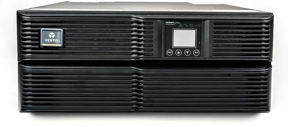 Liebert GXT4 UPS w/Network Card - 6000VA/4800W 208V/120V, Online Double Conversion Rack Mount/Tower UPS, Uninterruptible Power Supply, Sine Wave, AVR, Battery Backup(GXT4-6000RT208)