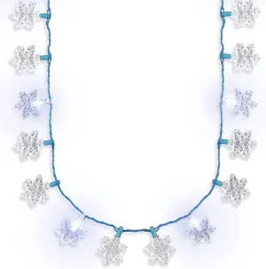 Light Up Snowflakes LED String Lights Necklaces