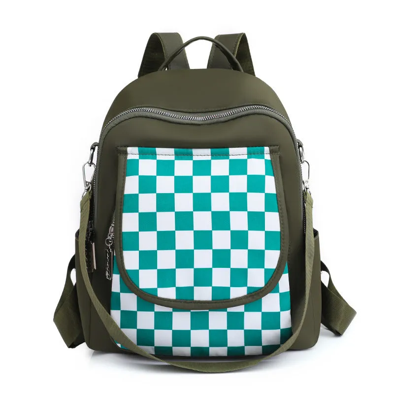 Lightweight Contrast Canvas Backpack