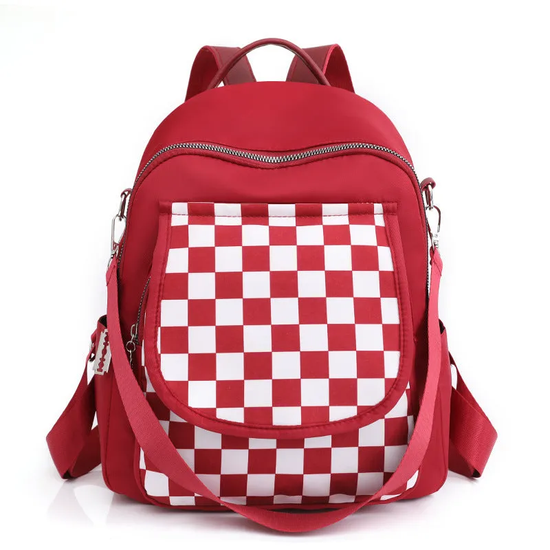 Lightweight Contrast Canvas Backpack