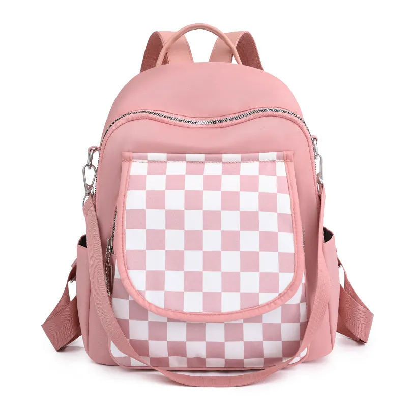 Lightweight Contrast Canvas Backpack