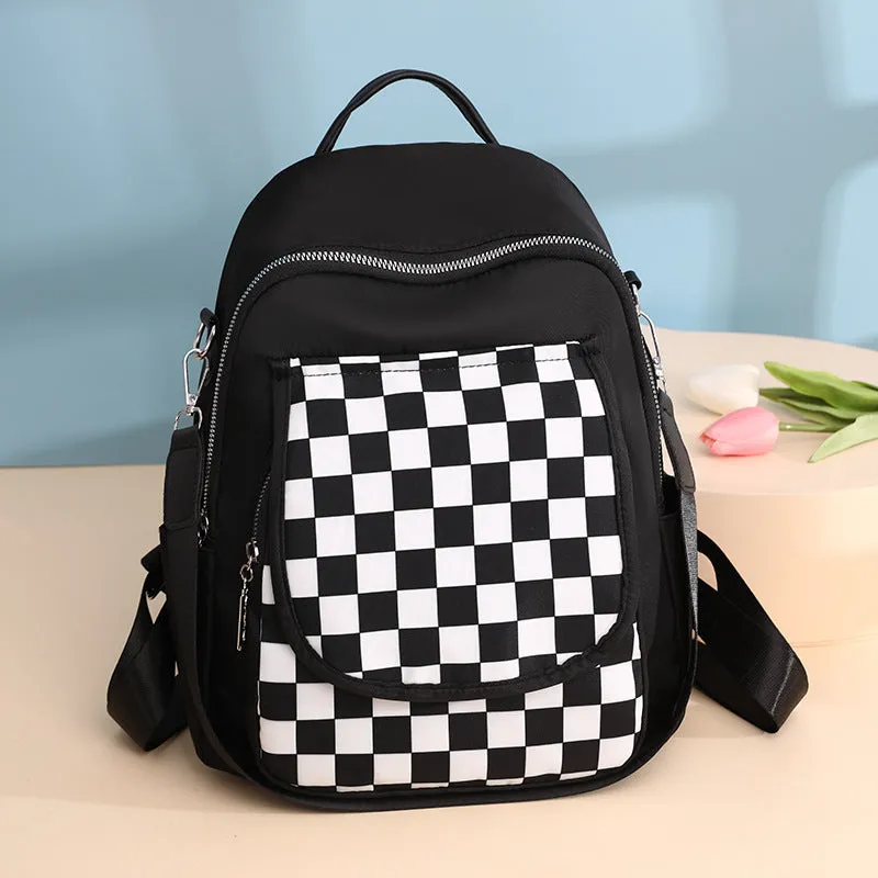 Lightweight Contrast Canvas Backpack