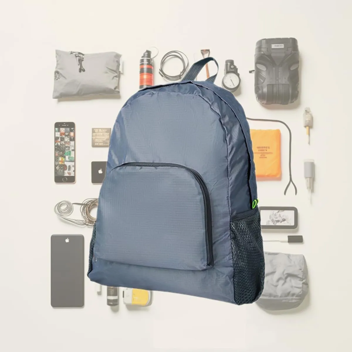 Lightweight Packable Foldable Backpack for Travel & Hiking - Outdoor Backpack for Women & Men (Gray)