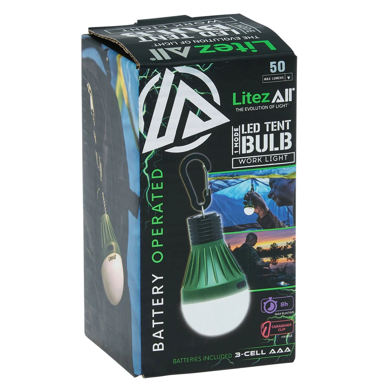 LitezAll PortaBulb® with Carabiner