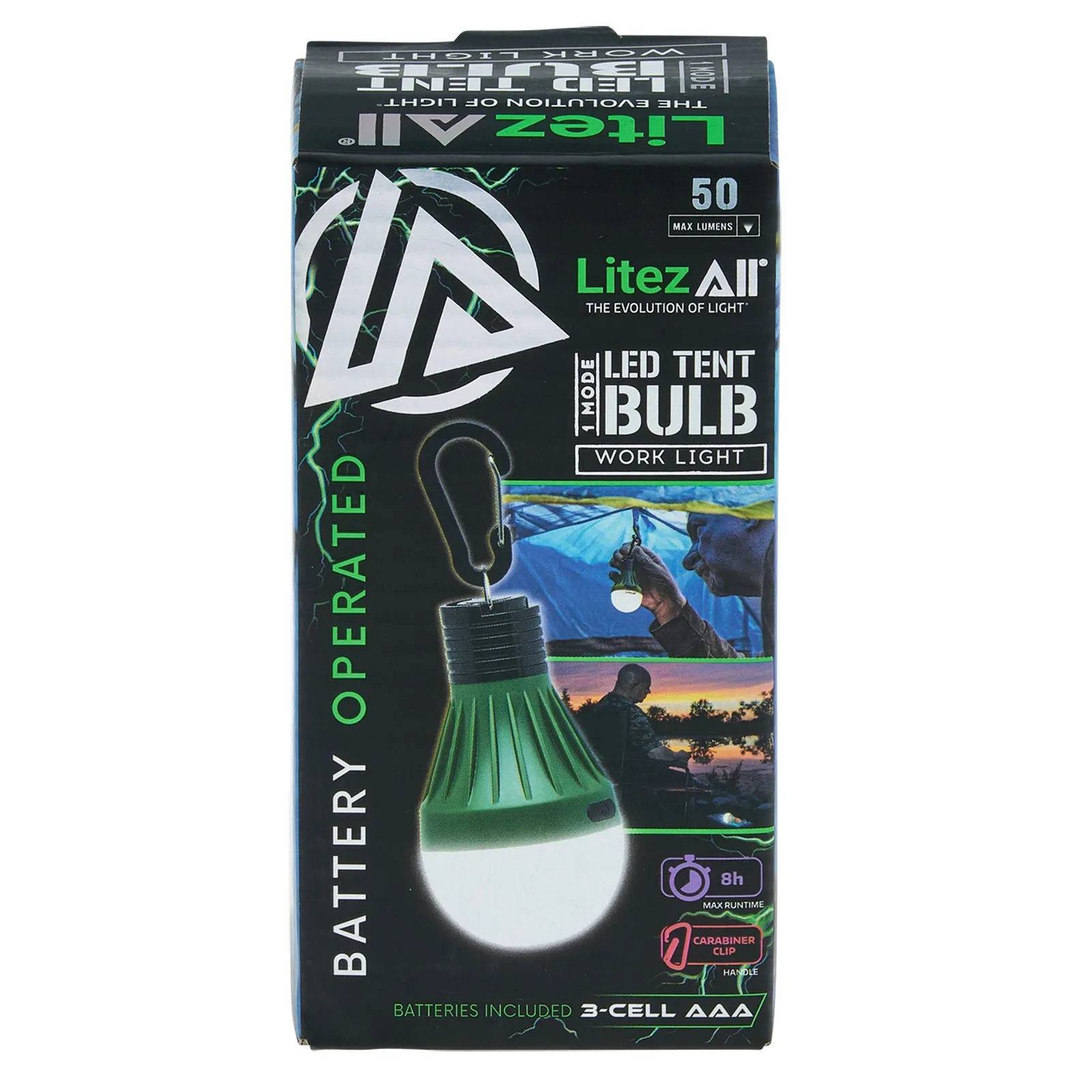 LitezAll PortaBulb® with Carabiner