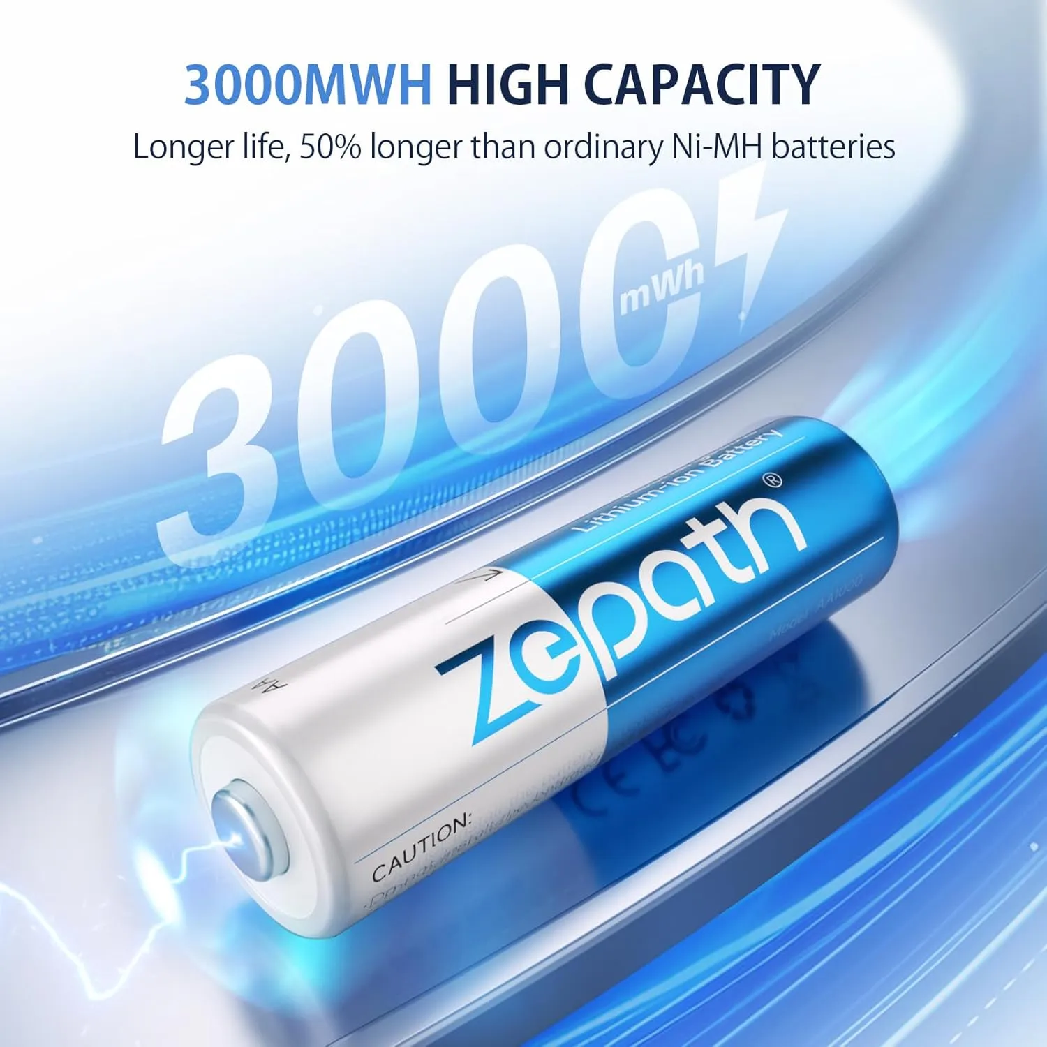 Lithium Batteries aa 16 Pack with Charger, 3000mWh High Power Rechargeable aa Batteries Lithium,1.5V Double a Batteries 1600  Cycles(2Slot Charger  16PACK-3000mWh)