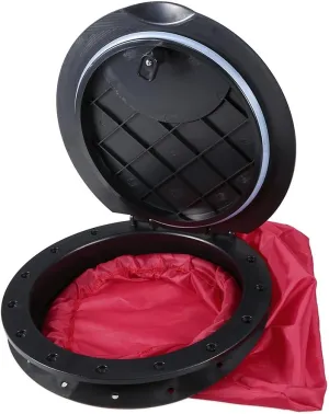 Lixada 6''/9" Deck Plate Hatch Cover Kit with Storage Bag for Marine Inflatable Boat Kayak Rigging