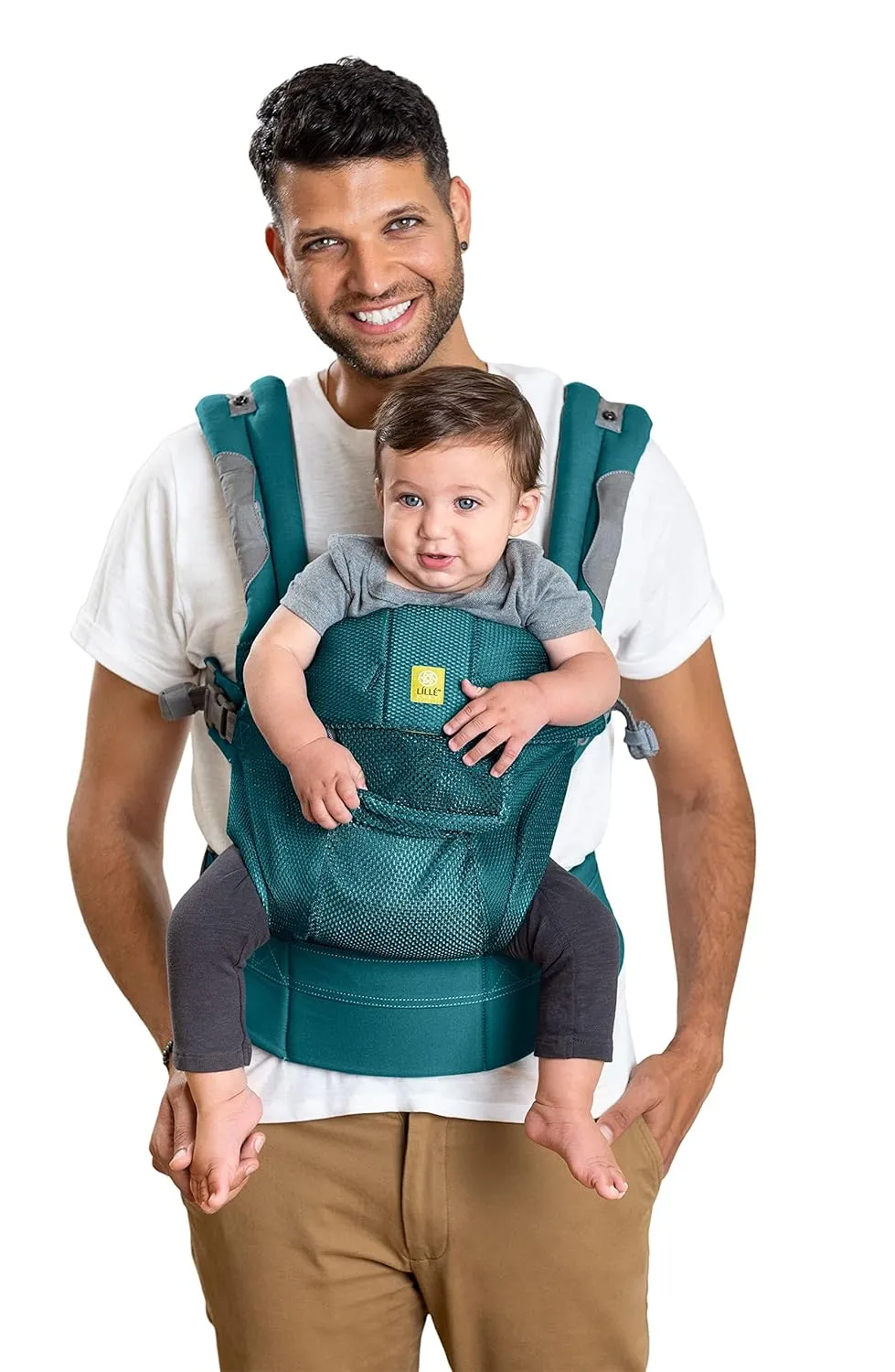 LÍLLÉbaby Complete Airflow Ergonomic 6-in-1 Baby Carrier Infant to Toddler with Lumbar Support (7-45 Pounds), 360 Degree Baby Wearing, Inward and Outward Facing (Pacific Coast)