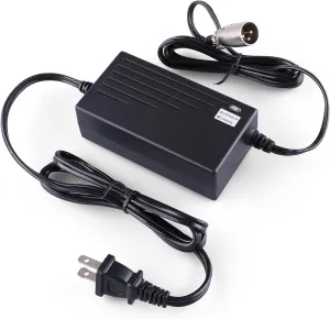 LotFancy 36V 1.5A Battery Charger for Razor MX500, MX650, GT GT750, IZIP I600, I750, I1000, Mongoose M750, X-Treme X-600, Schwinn S600 S1000 ST1000, UL Listed, 3-Pin XLR Connector