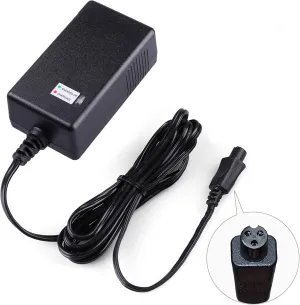 LotFancy 42V 1A Battery Charger, Compatible with Razor Hovertrax 2.0 Electric Scooters, Swagtron T1, T3, T6, Power Supply for Lithium Battery, UL Listed, Mini 3-Prong Connector