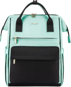 LOVEVOOK Laptop Backpack for Women,15.6 Inch Work Teacher Nurse Bag,Business Computer Backpack Purse with USB Port,Stylish Casual Daypack for Travel