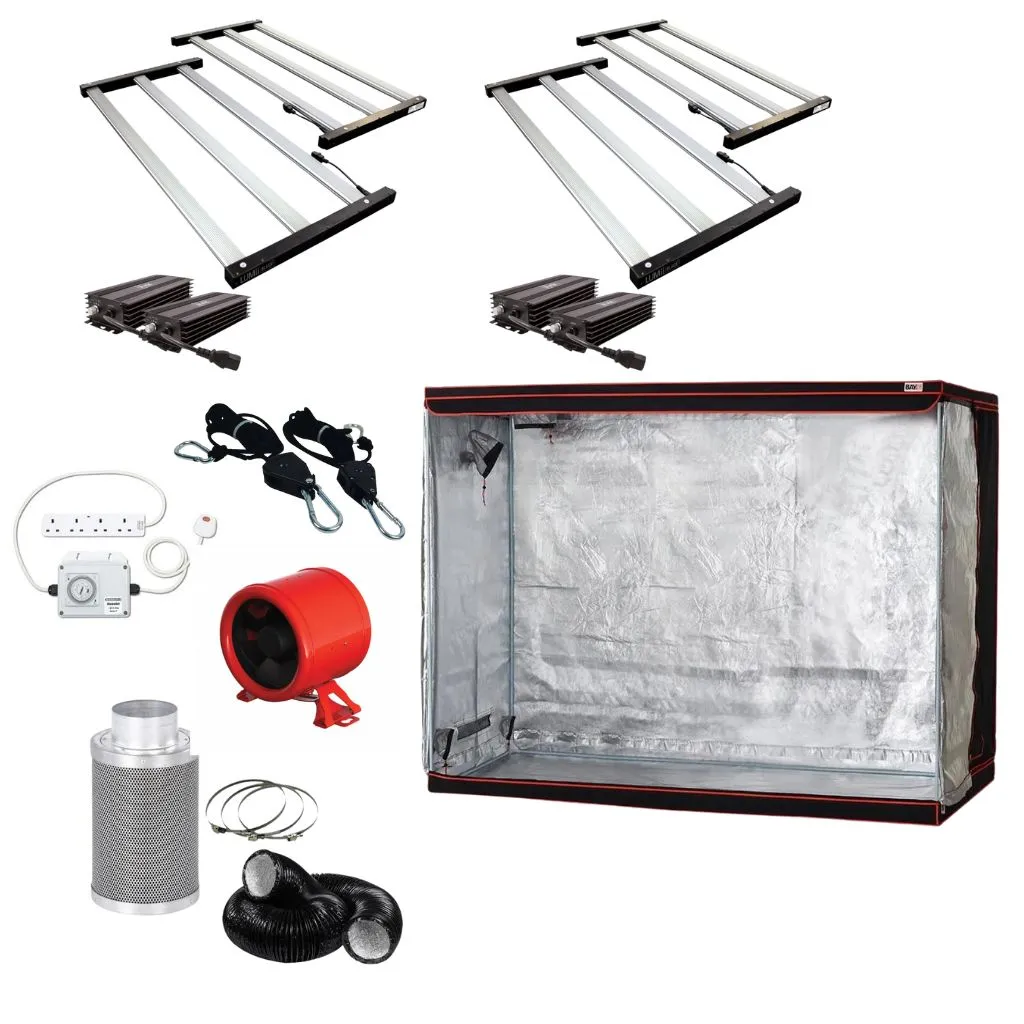 Lumii 1920w LED 2m x 3m Grow Tent Kit