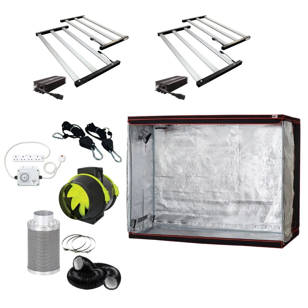 Lumii 1920w LED 2m x 3m Grow Tent Kit