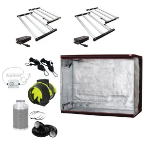 Lumii 1920w LED 2m x 3m Grow Tent Kit