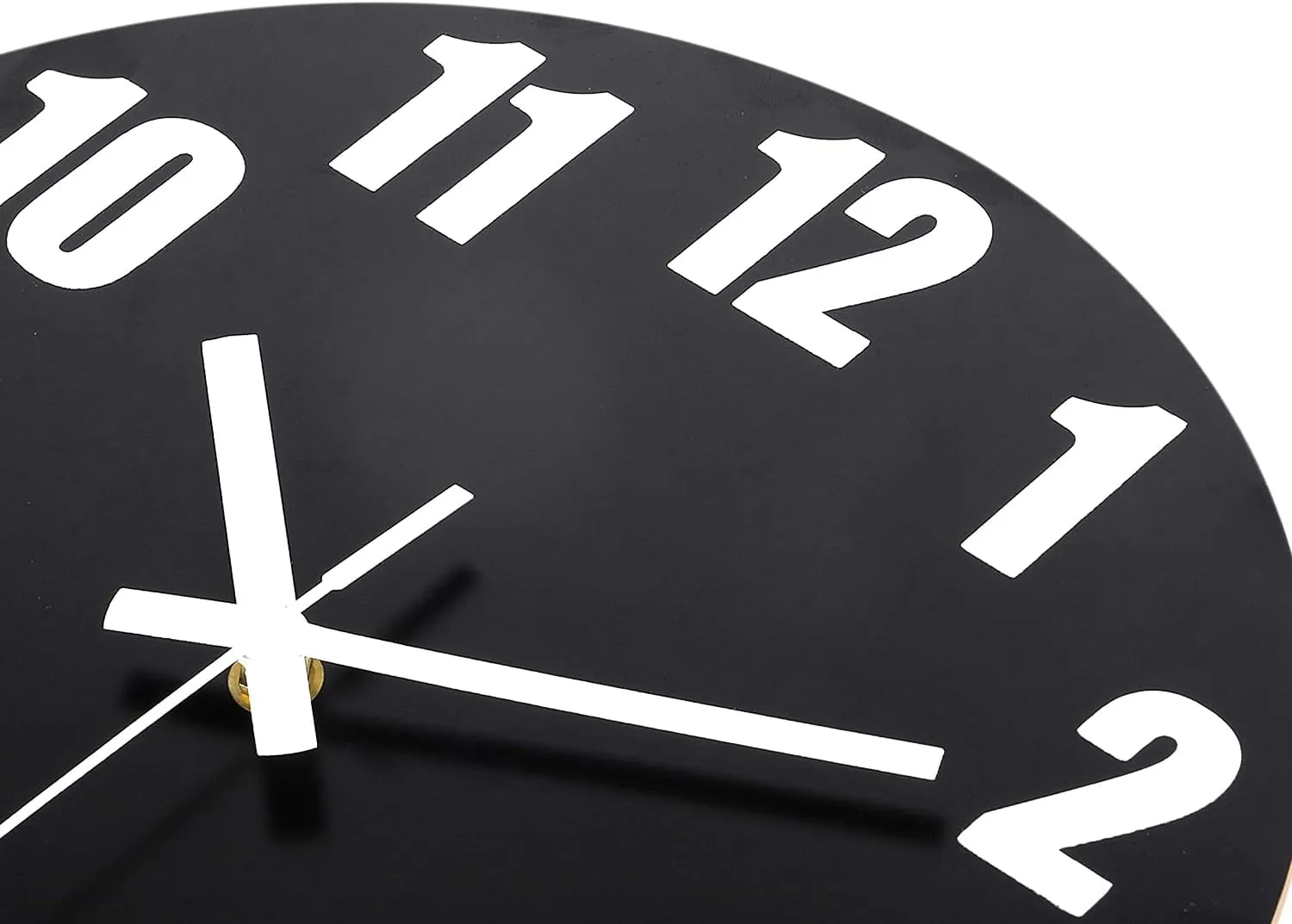 Luminous Wall Clock, 16'' Wooden Wall Clocks with Silent Movement and Glowing up Function, No Glass Village Wall Clock Decorative Bedroom, Kitchen, Office, Battery Operated
