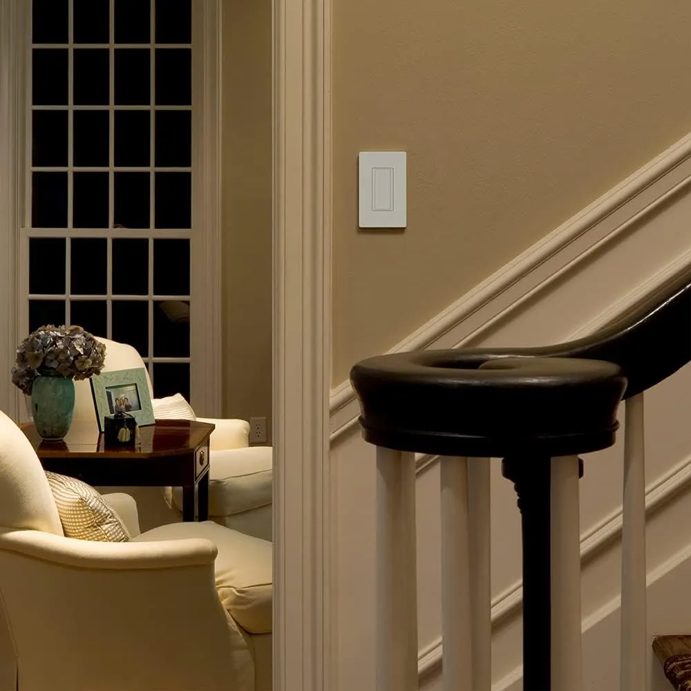 Lutron Maestro Digital Switch, 8A Single Pole/Multi Location, MA-S8AM-IV, Ivory