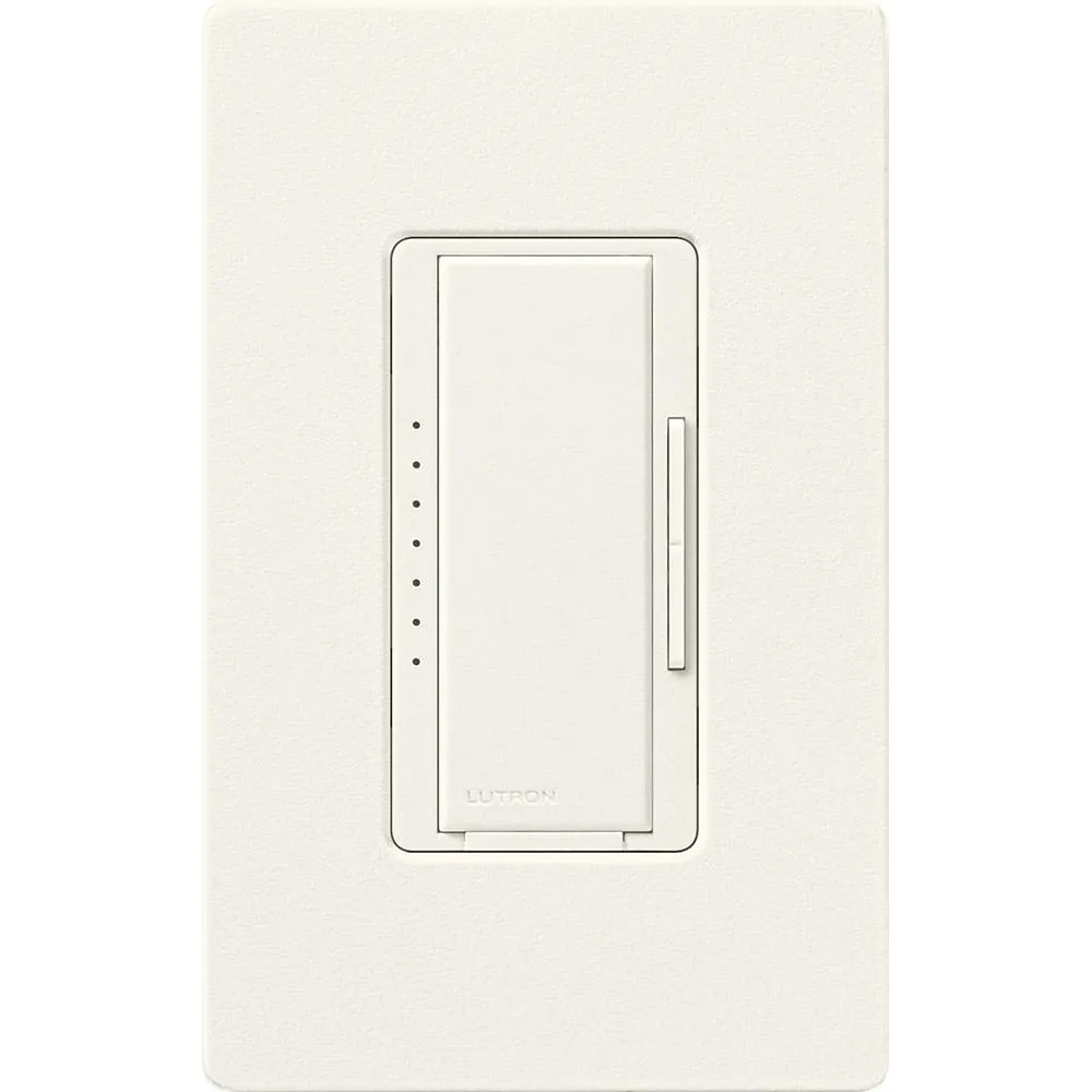 Lutron Maestro LED  Dimmer Switch for Dimmable LED, Halogen and Incandescent Bulbs, 150W/Single-Pole or Multi-Location, MACL-153M-BI, Biscuit