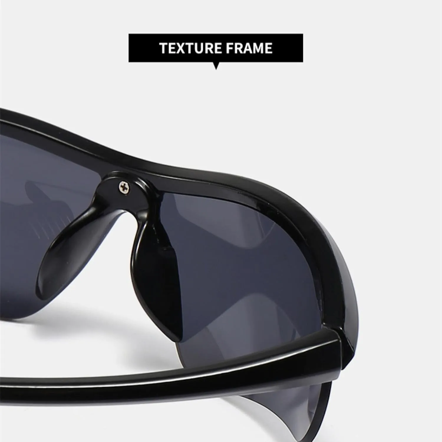 Luxury Punk Sunglasses Women One Piece Sun Glasses Uv400 Unisex Shades Eyewear Fashion Eyeglasses