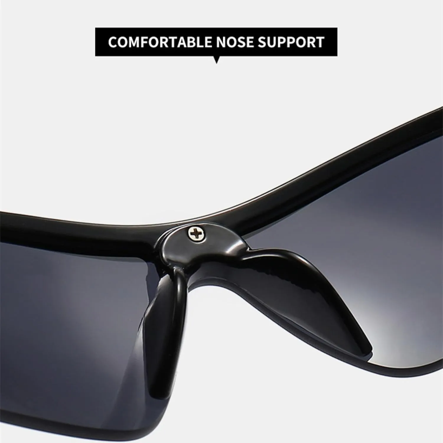 Luxury Punk Sunglasses Women One Piece Sun Glasses Uv400 Unisex Shades Eyewear Fashion Eyeglasses