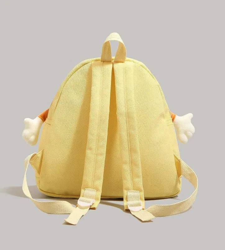 M&M's Inspired Cute Yellow Cartoon Schoolbag