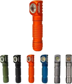 Manker E02 III 560 Lumens AAA/10440 USB-C Rechargeable Flashlight Pocket EDC Flashlight with Magnetic Tail & Reversible Clip - Cool White 6500K Orange Version