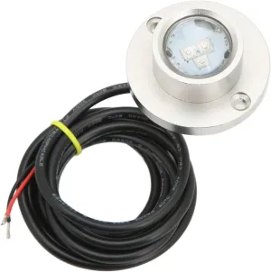 Marine Underwater LED Light, 12V 24V Boat Underwater Light, Stainless Steel Universal Fit Yacht Rear LED Light Fit for Boat Yacht Waterside Lighting (White)