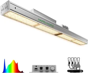 MARS HYDRO SP3000 2x4 Grow Lights for Indoor Plants,Greenhouse Lights,Full Spectrum,Dimmable,Remote WiFi App Control,Daisy Chain Light for Greenhouse Farming Seedling Veg and Bloom for 4x2 Grow Tent